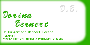 dorina bernert business card